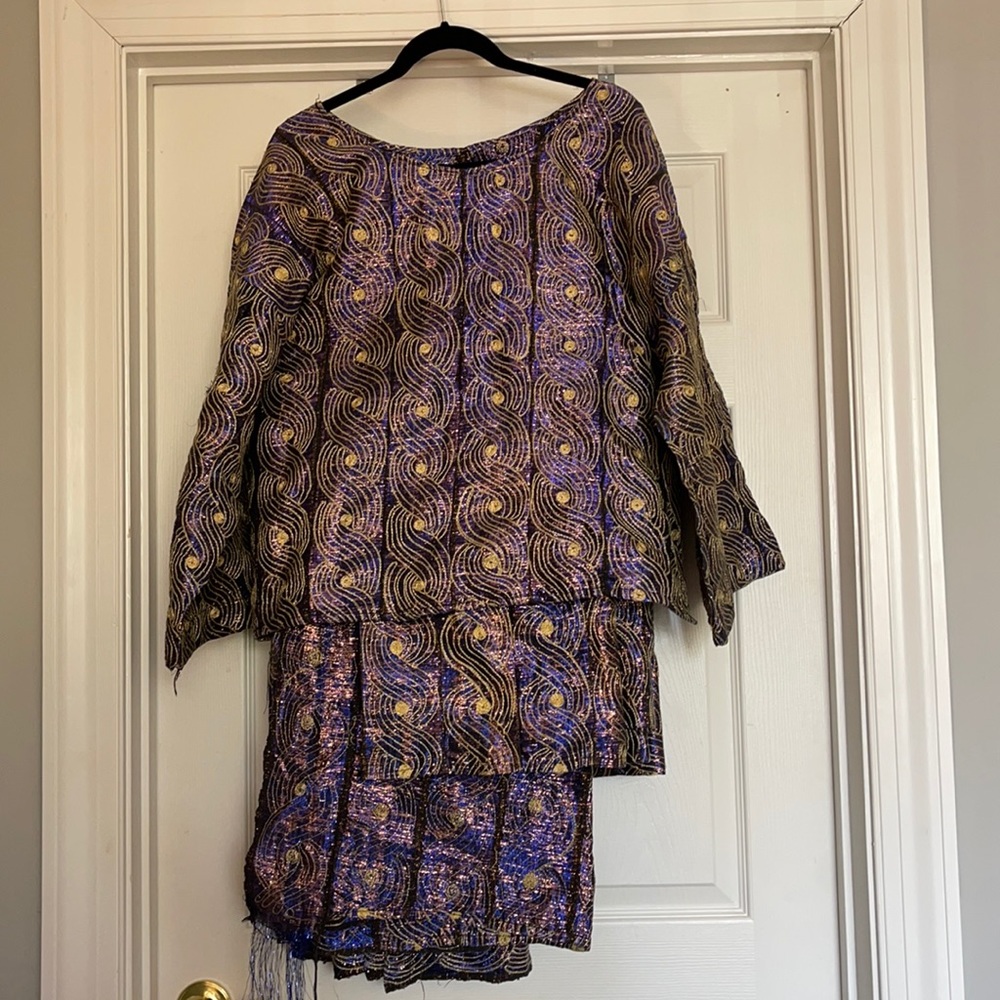 Nigerian Aso-Oke Four Piece Set